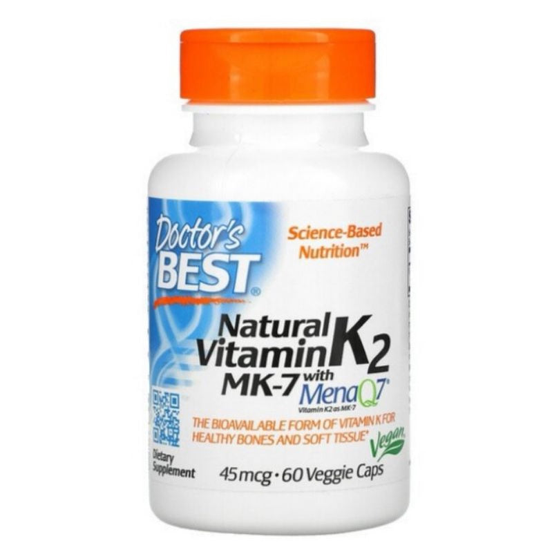LowCostPH | Doctors Best, Now Foods,  MK-7 Vitamin K-2, 100 mcg, Extra Strength Bone Health MK7 K2