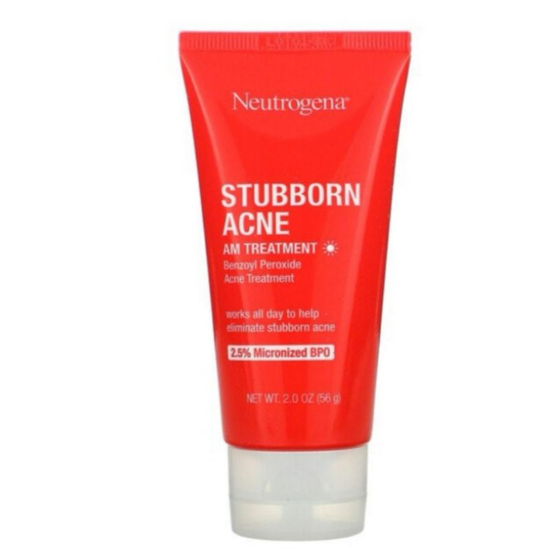 Low Cost PH | Neutrogena, Stubborn Acne AM PM Treatment, Benzoyl Peroxide De La Cruz Ance Treatment.
