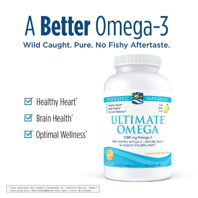 LowCostPh | Nordic Naturals, Ultimate Omega, Lemon, 1,280 mg, | Garden of Life, Advanced Omega