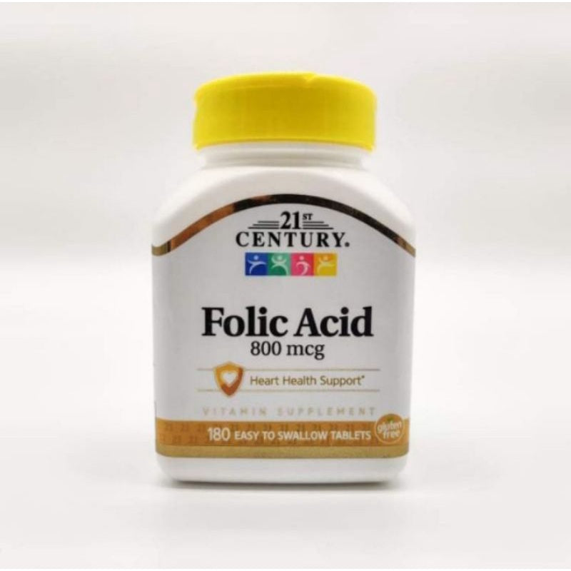 LowCostPh | 21st Century, NaturesPlus, Folic Acid, 400 mcg, 800 mcg, 250 | 180 Easy to Swallow Tabs