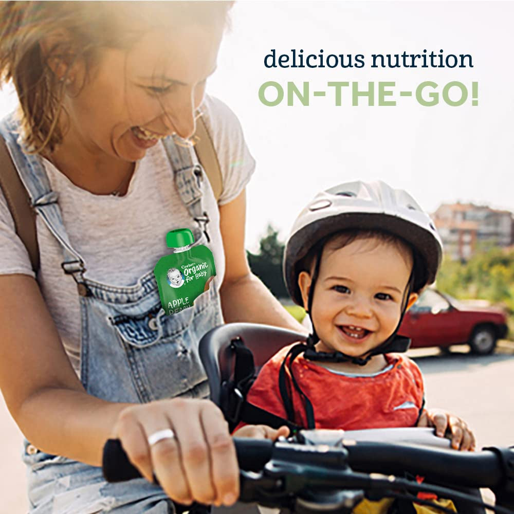 Low Cost PH | Gerber, Organic for Baby, Puree, Pear Peach, Sprout Organics, Smoothie,(sold per pc)