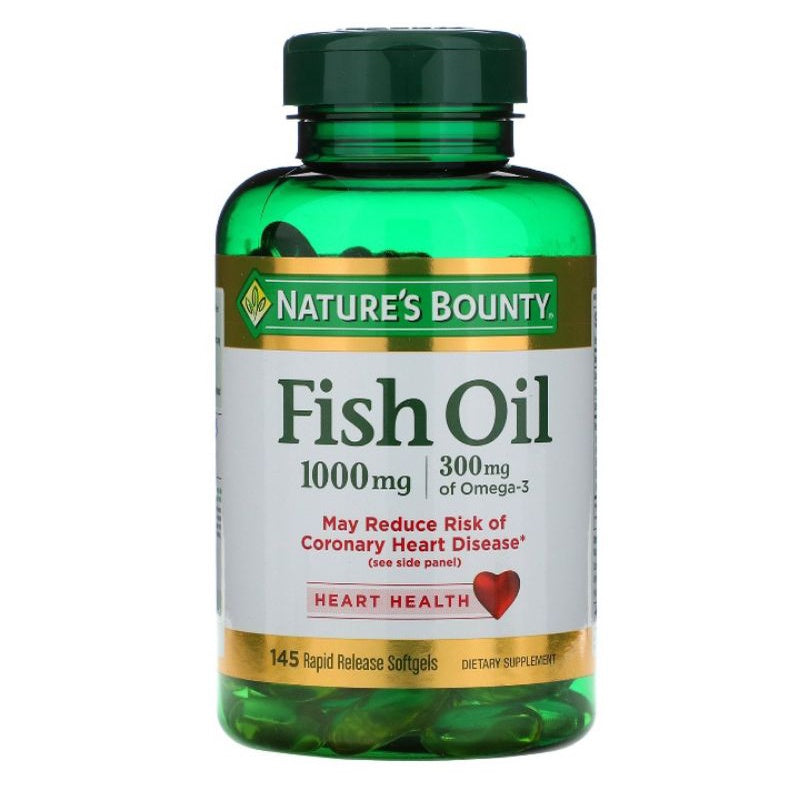 LowCostPH | Nature's Bounty Fish Oil, 1,000 mg, Support Reduce Risk of Coronary Heart Disease*