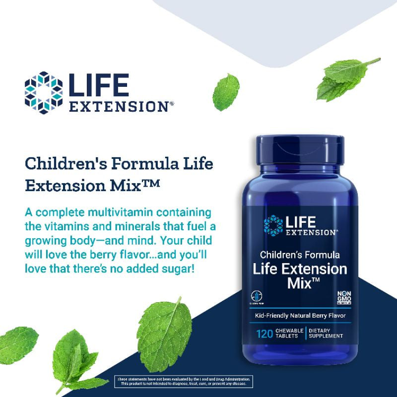 LowCostPH | Life Extension Mix in Capsule, Powder, Tablet, Adult and Children's Formula, Chewables