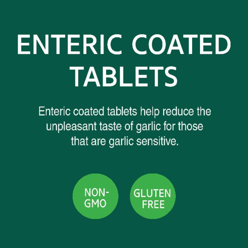 Low Cost PH | Garlic Extract Standardized, 60 Enteric Coated Tabs Heart Circulatory Function Support