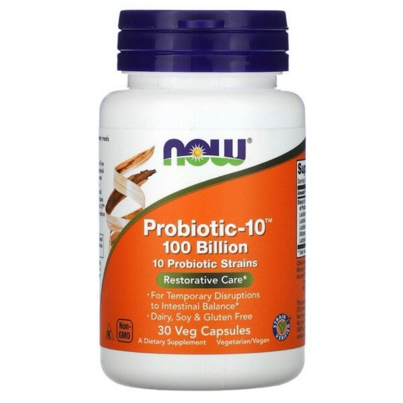 LowCostPH | Now Foods, Probiotic-10, 25 Billion, 50 Billion, 100 Billion Dietary Supplement