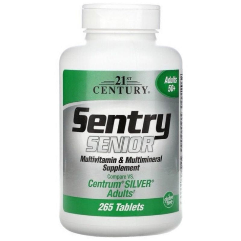 LowCostPH | 21st Century, Sentry, Multivitamin & Multimineral Supplement, Adults and Senior.