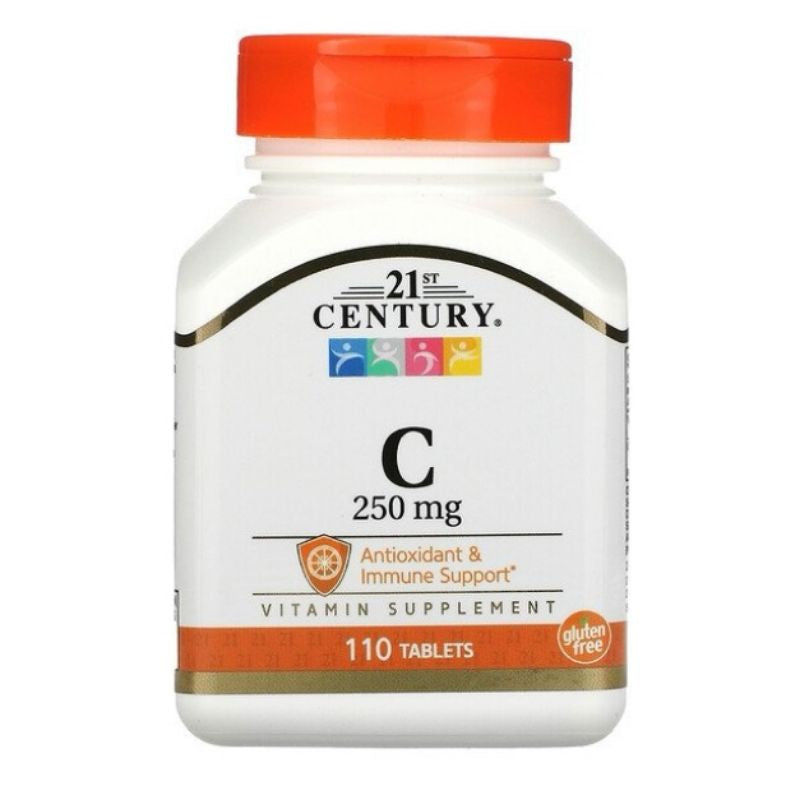 LowCostPH | 21st Century, Vitamin C, Ascorbic Acid, Antioxidant and Immune Support, 250 mg/ 500mg.