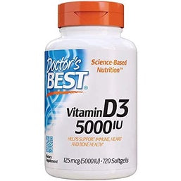 LowCostPh | Doctor's Best, Vitamin D3, 50 mcg, 25 mcg, 125mcg, Support Immune, Heart and Bone Health