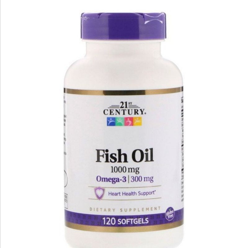 LowCostPH | 21st Century, Fish Oil, 1,000 mg 60/120/300 Softgels, 1,200 mg