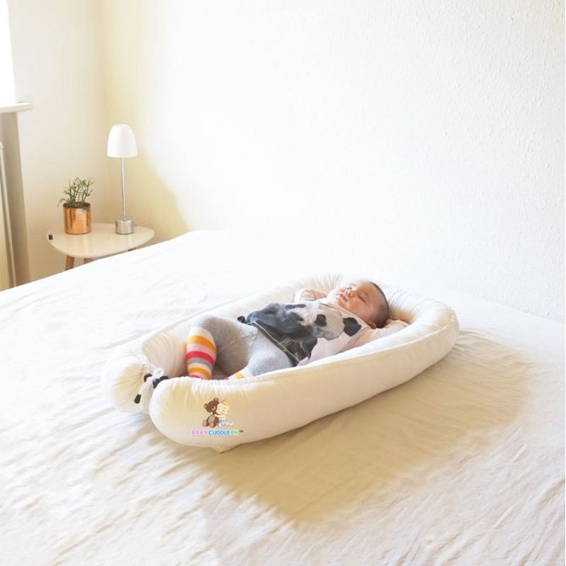 Low Cost PH | Preloved Babycuddleph Pure White with FREE White Bed Cover Baby Cuddle Bed
