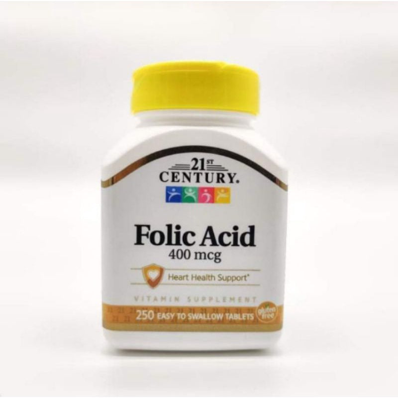 LowCostPh | 21st Century, NaturesPlus, Folic Acid, 400 mcg, 800 mcg, 250 | 180 Easy to Swallow Tabs