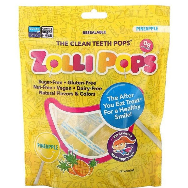 Low Cost PH | Zollipops The Clean Teeth Pops Strawberry, Orange, Raspberry, Cherry, Grape, Pineapple