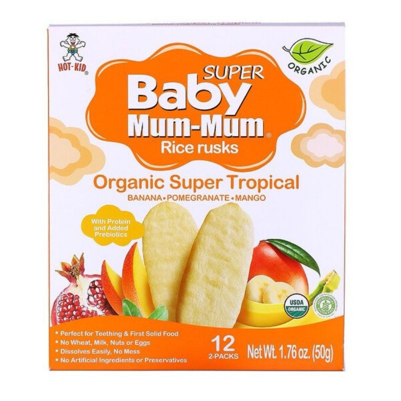 LowCostPH | Hot Kid, Toddler Mum-Mum, Organic Rice Biscuits for toodler Sweet Potato & Pomegranate