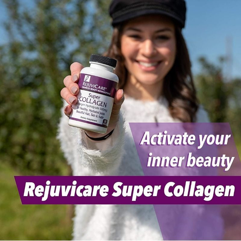 Low Cost PH | Rejuvicare, Super Collagen, Collagen Hydrolysate, 500 mg Collagen Capsules.