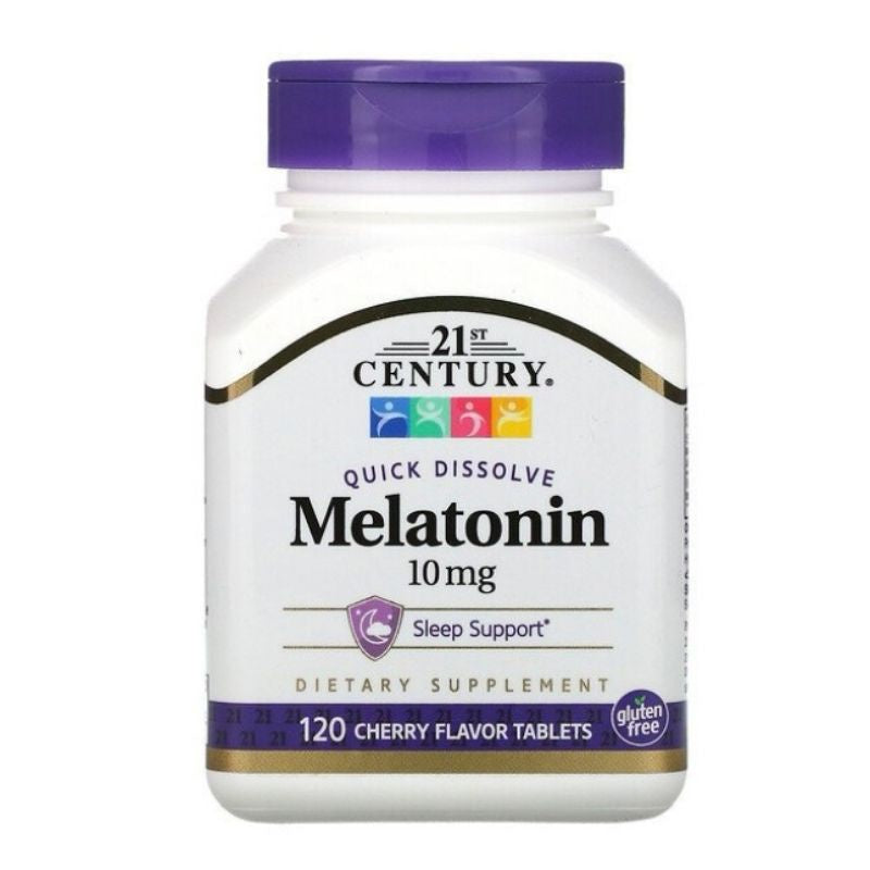 Low Cost PH | 21st Century, Quick Dissolve Melatonin, Cherry Flavor Sleep Aid For Adult.