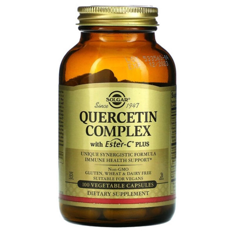 LowCostPH | Solgar, Quercetin Complex with Ester-C Plus, 50 | 100 Veg Caps | MegaFood Complex C
