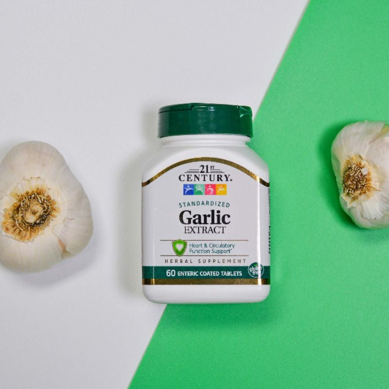 Low Cost PH | Garlic Extract Standardized, 60 Enteric Coated Tabs Heart Circulatory Function Support