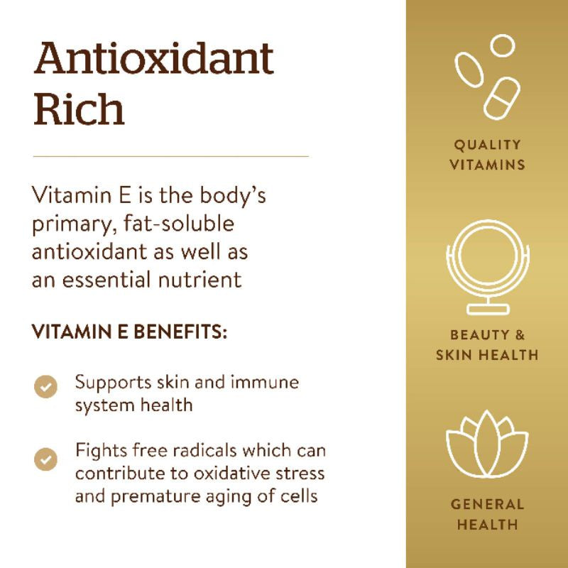 Low Cost PH | Solgar Naturally Sourced Vitamin E, Natural Antioxidant Softgels Whitening Supplements