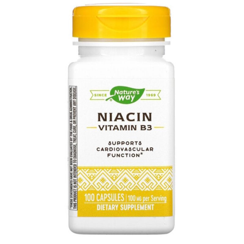 LowCostPh | Now, Nature's Way, Solaray  Niacin, 500mg | 100mg | Flush-Free, Double Strength,