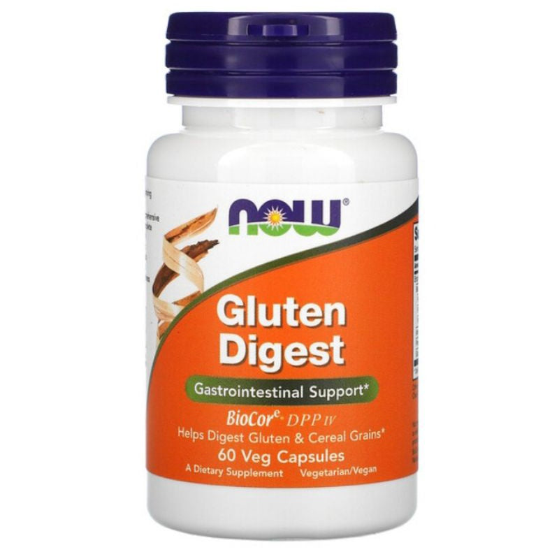 LowCostPh | NOW Foods, Gluten Digest, 60 Veg Capsules | Enzymedica, GlutenEase, 60 Capsules