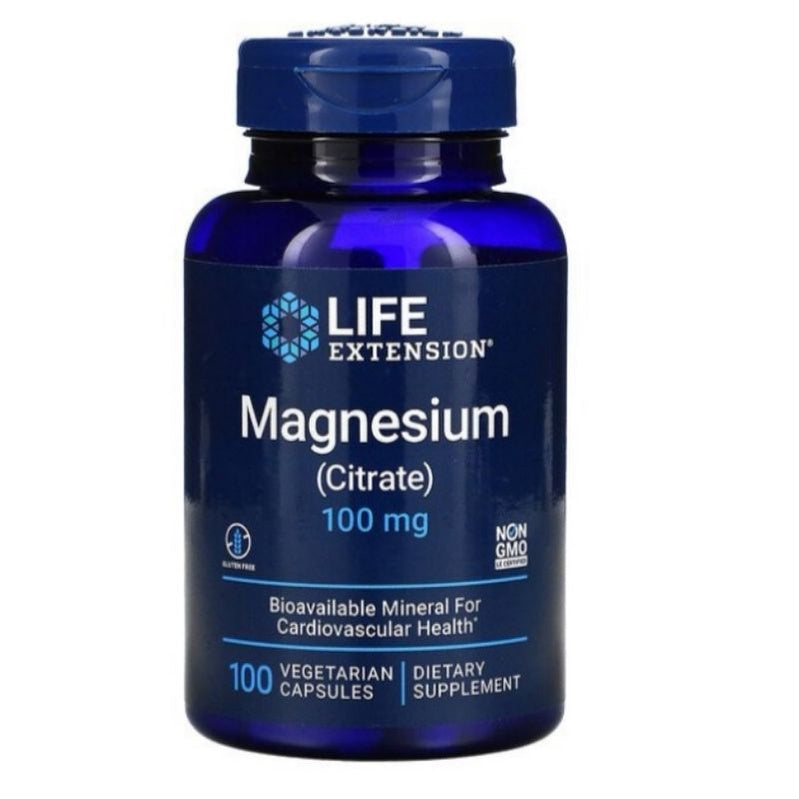 LowCostPH | Life Extension, Magnesium Caps, Magnesium Citrate Gluten FreeNon-GMO LE Certified.