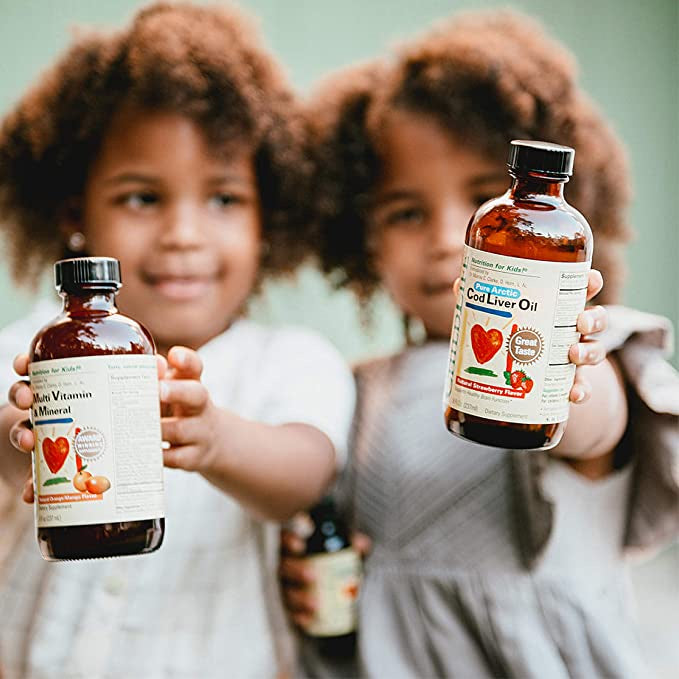 USA Onhand | Childlife Pure Arctic Cod Liver Oil, Natural Strawberry Supports Healthy Brain Function