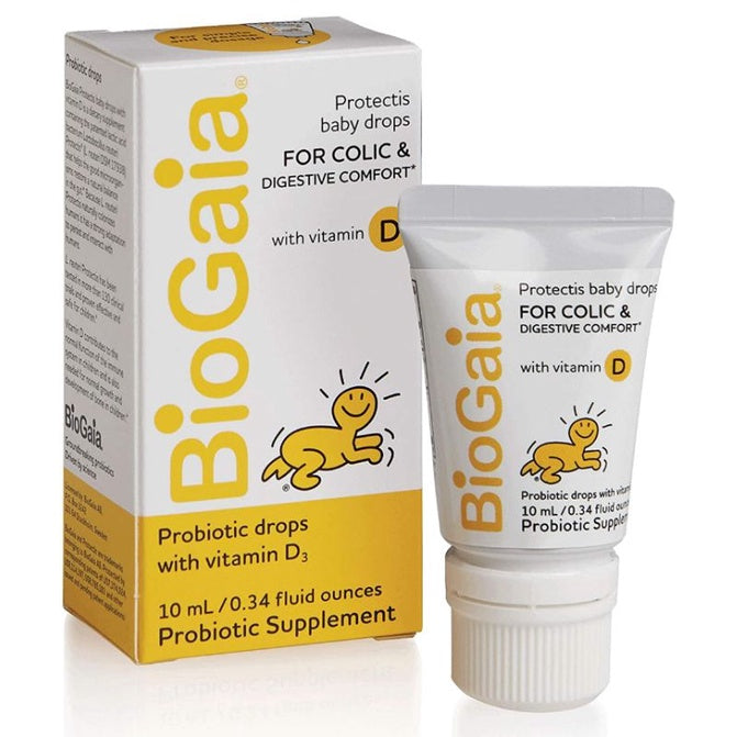 USA Onhand | BioGaia, ProTectis, Baby Drops , For Colic & Digestive Comfort with Vitamin D 10ml