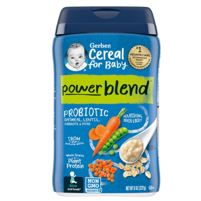 Low Cost PH | Gerber Cereal for Baby, Grain & Grow, 1st & 2nd Foods, Oatmeal, Banana, Strawberry