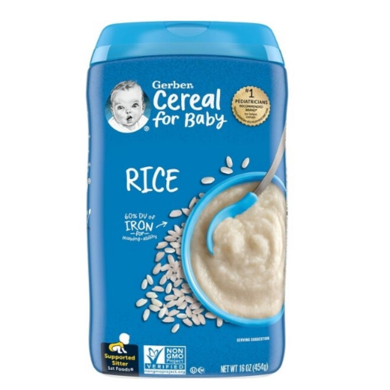 Low Cost PH | Gerber Cereal for Baby, Grain & Grow, 1st & 2nd Foods, Oatmeal, Banana, Strawberry