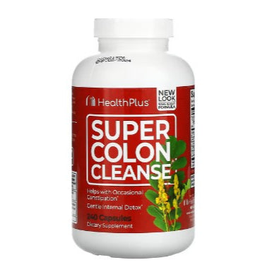 LowCostPH| Health Plus Super Colon Cleanse 10 Day Gentle Gut Cleanse Detox, Psyllium Husk, Probiotic