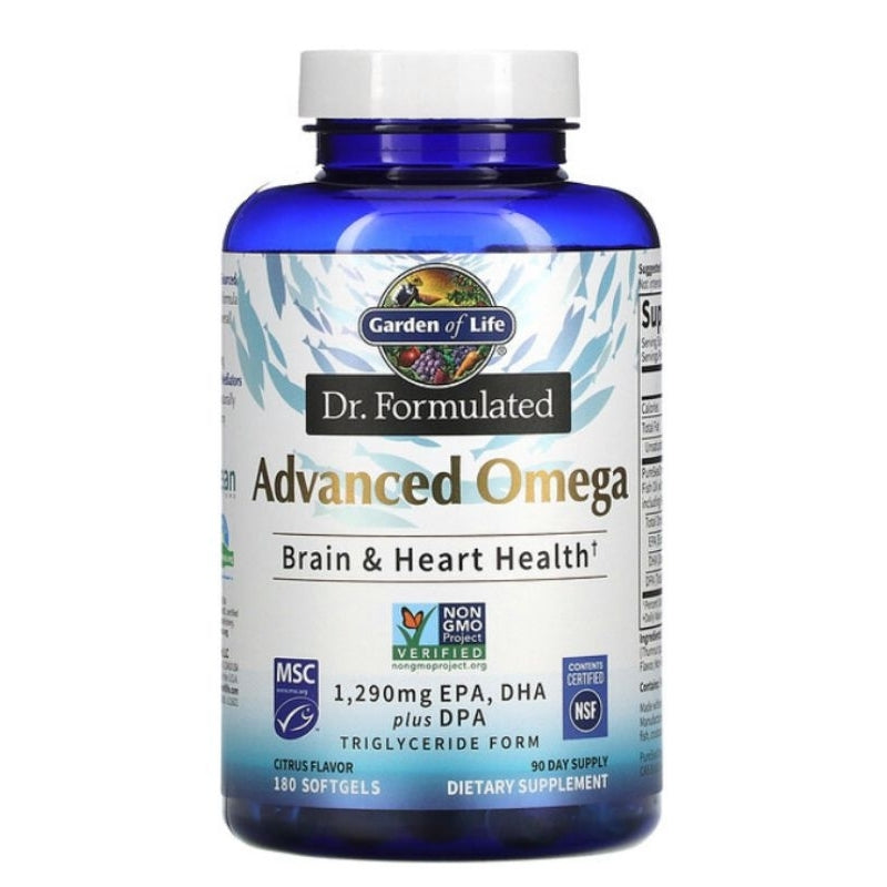 LowCostPh | Nordic Naturals, Ultimate Omega, Lemon, 1,280 mg, | Garden of Life, Advanced Omega