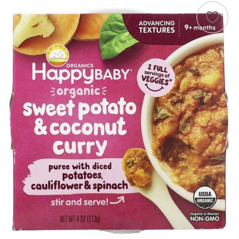 LowCostPH | Happy Baby, Organic Pumpkin & Tomato Paella, 9+ Months, 4 oz (113 g)