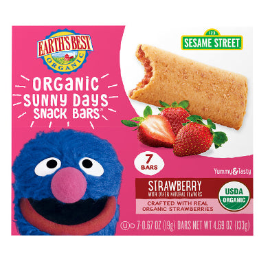 Low Cost PH | Earth's Best, Organic Sunny Days Snack Bars, Strawberry, 8 Bars, 0.67 oz (19 g) Each
