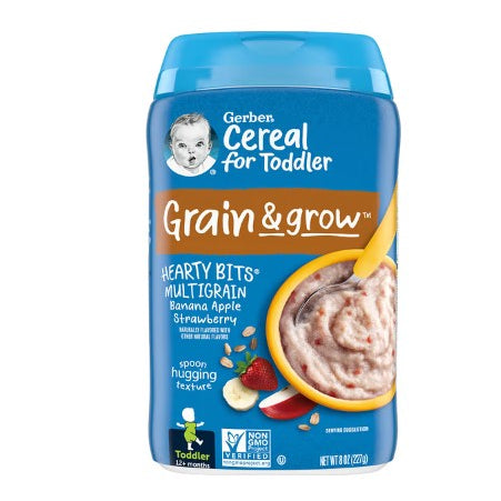 Low Cost PH | Gerber Cereal for Baby, Grain & Grow, 1st & 2nd Foods, Oatmeal, Banana, Strawberry