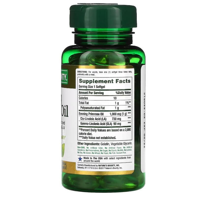 USAOnhand| Nature's, Evening Primrose Oil, 1,000 mg, 60 Rapid Release Softgels
