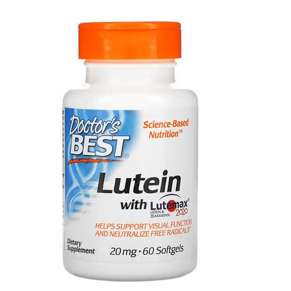 LOwCostPh | Doctor's Best, California Gold Nutrition, Lutein with Lutemax 2020, 20mg 60ct | 120 ct