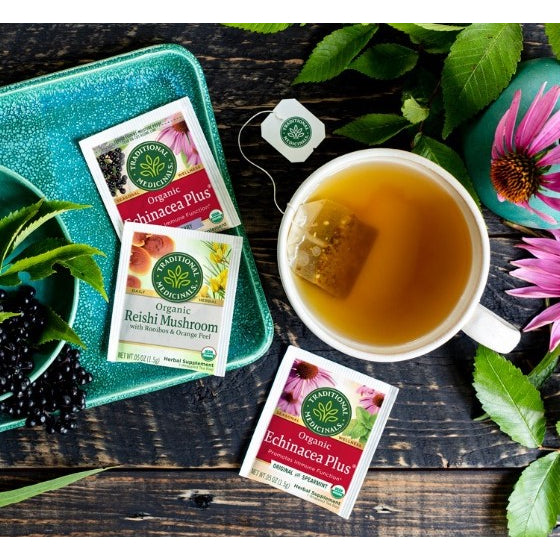 LowCostPH | Organic Smooth Move, Tulsi, Ginger, Healthy Cycle, 16 Wrapped Tea Bags, 1.13 oz (32 g)