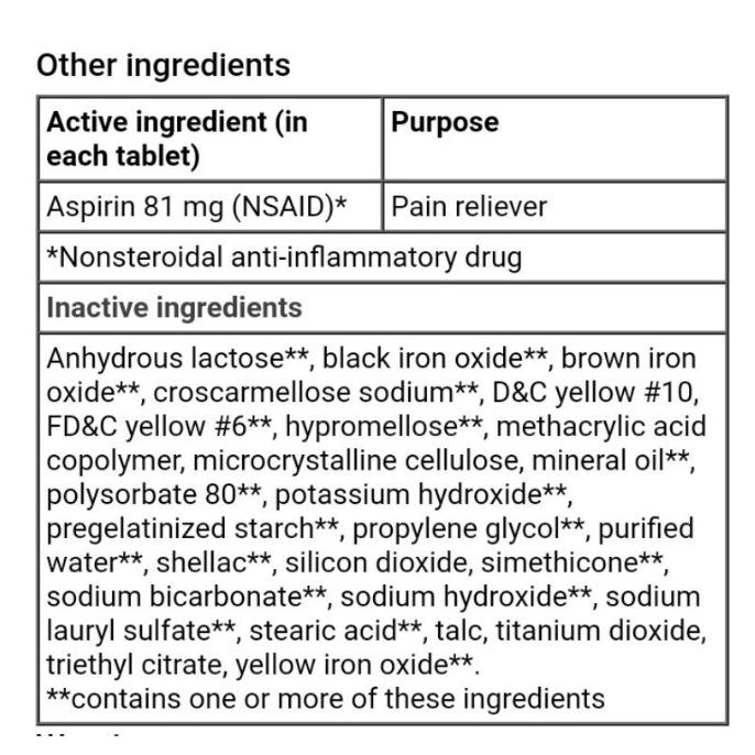 LowCostPH Life Extension Ready in Case, Aspirin ( Pain Reliever )