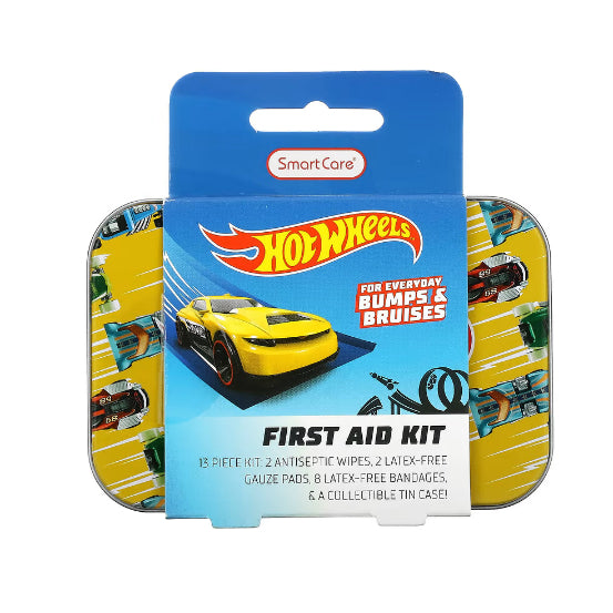 USAOnhand | Smart Care, On-The-Go First Aid Kit, Barbie, 13 Piece Kit, First Aid Kit, Hot Wheels, 13