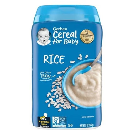 Low Cost PH | Gerber Cereal for Baby, Grain & Grow, 1st & 2nd Foods, Oatmeal, Banana, Strawberry