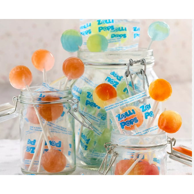 Low Cost PH | Zollipops The Clean Teeth Pops Strawberry, Orange, Raspberry, Cherry, Grape, Pineapple