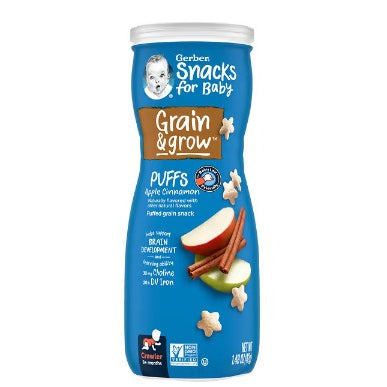 LowCostPH | Gerber Baby Snacks Grain & Grow™ Whole Grain, Puffs Iron Rich Choline  Brain Development