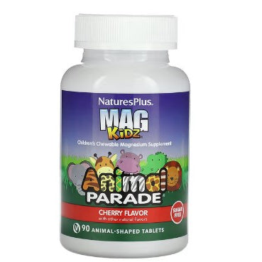 LowCostPh | NaturesPlus, MagKidz, Animal Parade, Children's Chewable Magnesium, Cherry.