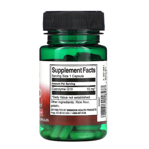 USAOnhand| Swanson, CoQ10, 10 mg, 100 Capsules
