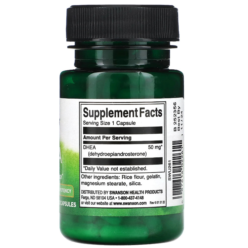 USAOnhand| Swanson, DHEA, 50 mg , 120 Capsules