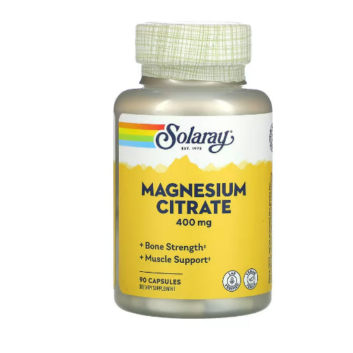 USAOnhand| Solaray, Magnesium Citrate, 133 mg, 180 VegCaps | Magnesium Glycinate