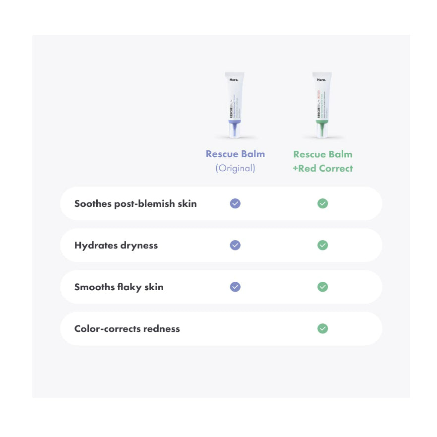 USAonhand| Hero Cosmetics, Rescue Balm, Post Blemish Recovery Cream, 0.507 fl oz (15 ml)