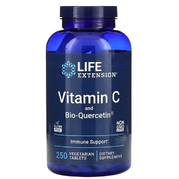 LowCostPh | Life Extension, Vitamin C and Bio-Quercetin, 60 | 250 Vegetarian Tablets