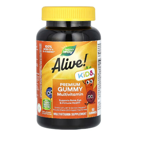 USA Onhand | Nature's Way, Alive! Kid's Chewable Complete Multivitamin, Orange + Berry