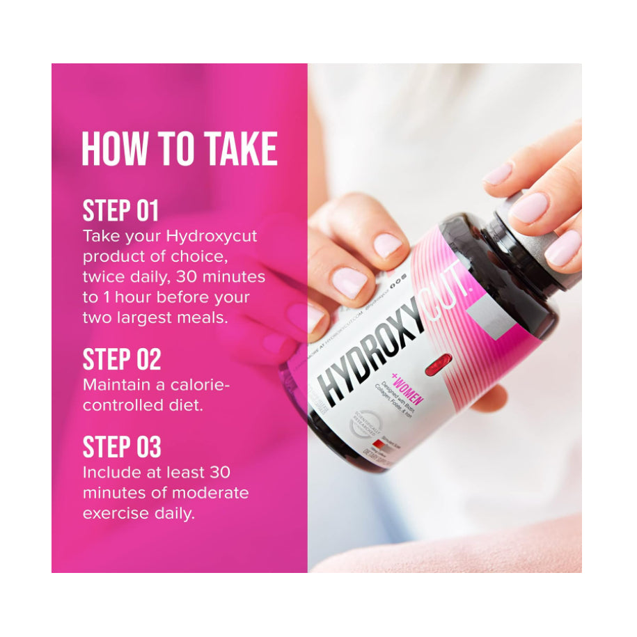USAOnhand| Hydroxycut + Women Pills with Biotin & Collagen | Hair Nails and Skin Vitamins | Iron Sup